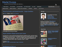 Tablet Screenshot of maciej-kuszpa.com